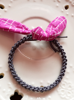 韩国palmtree儿童发饰甜美蝴蝶结兔子发夹发箍发圈售完不补##