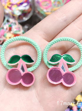 5.23韩国bebeprince儿童发饰可爱花朵蝴蝶发圈皮筋女童马尾扎头绳