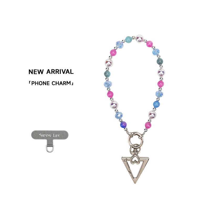 原创彩色串珠手机链女diy时尚精致挂绳手腕式钥匙扣创意挂饰个性,3C数码配件,手机挂件/手机链,淘宝优惠券,粉丝福利购,淘宝优惠卷