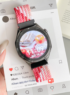 适用小米手表WatchS4sprot4表带watch3腕带color运动版智能运动S1pro弹力编织卡扣夏季透气链男女高级替换链