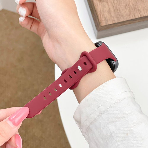 适用于华为watch fit5表带5pro智能运动手表FIT4pro/4小蛮腰蝴蝶扣腕带通用3代软硅胶ins风个性时尚表链