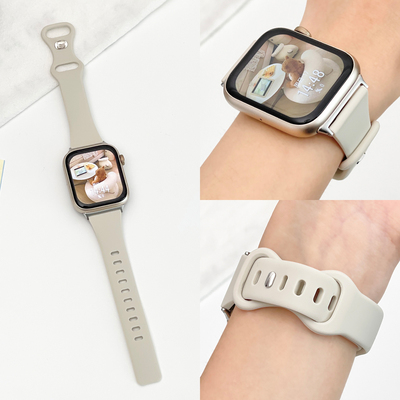 适用荣耀手表4表带智能运动TMA-L19新款小蛮腰蝴蝶反扣替换带honor watch 5透气腕带STL-L19男女时尚表链配件