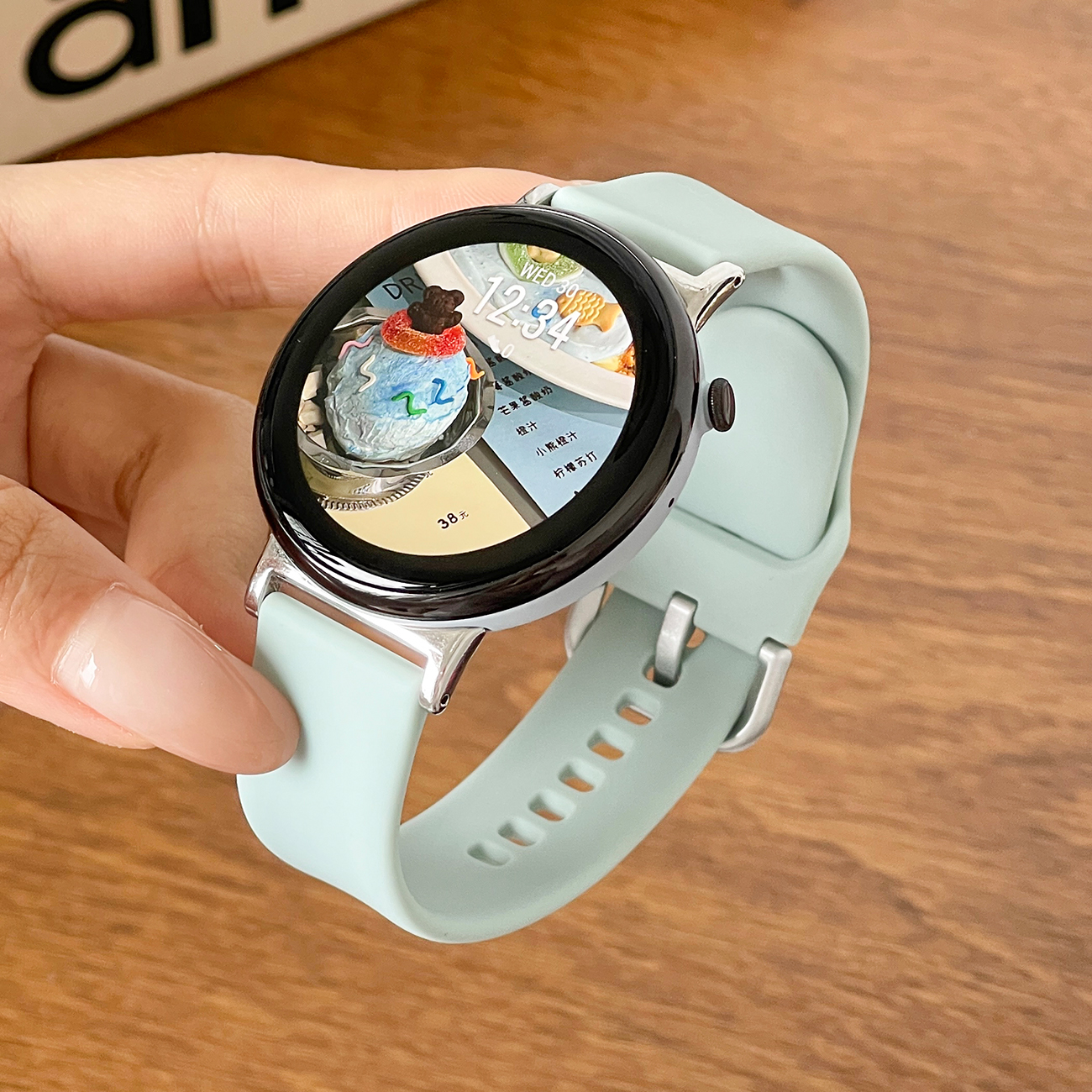 适用于荣耀手表Fit表带软硅胶内反扣替换带智能运动honor watch fit雅致版活力版腕带IVY-B39男女款表链配件