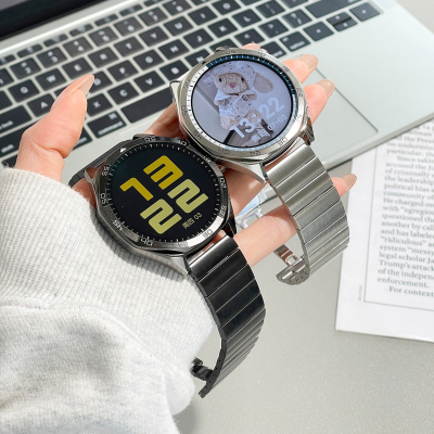 适用小米手表S4金属表带s1/s2pro/s3精钢一株钢带智能运动WatchS4sport腕带color2/运动版男士商务高级表链