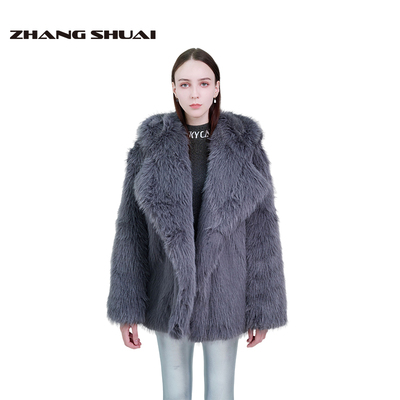 ZHANGSHUAI环保皮草短款羽绒服