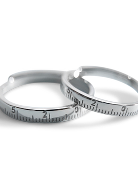 情侣戒指纯银赫兹素圈情侣