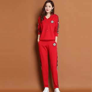 2026春秋季减龄本命年女装套装时尚休闲运动卫衣两件套深秋运动服