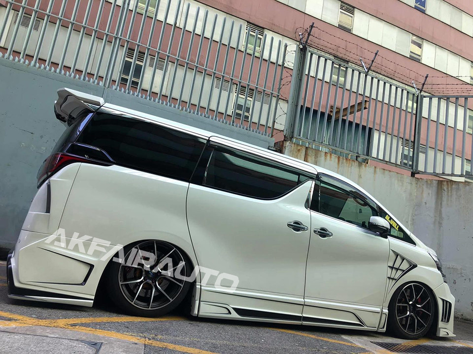 30 시리즈 ALPHARD VELLFIRE 수정된 리어 윙 TOYOTA ALPHARD VELLFIRE 실크블레이즈 모델