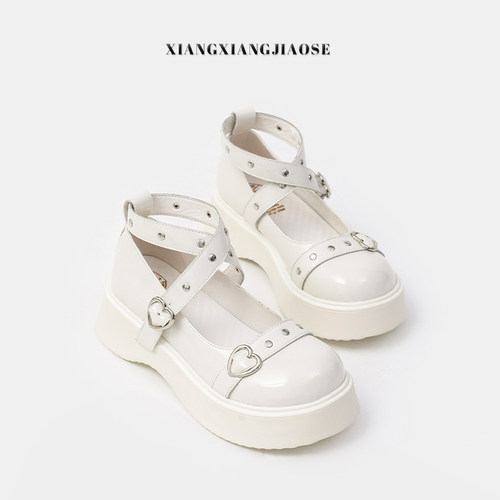 湘湘角色玛丽珍鞋学院风小皮鞋