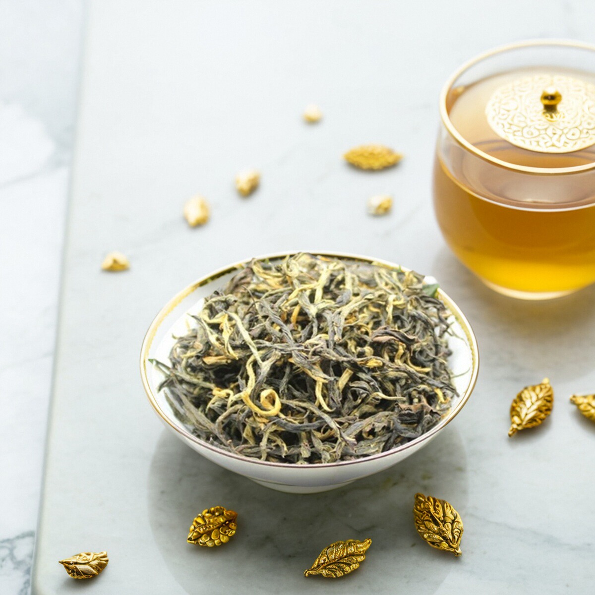 两斤送1斤云南昌宁散装滇红茶