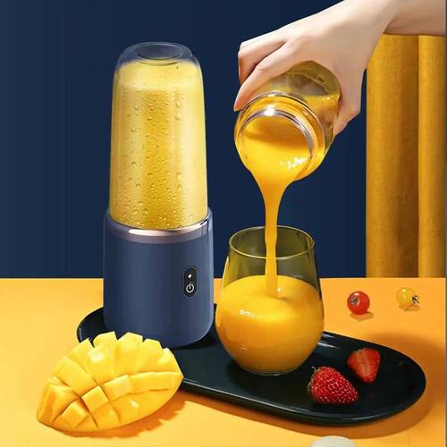 Portable Juicer Cup Smoothie Blender 6 Blade Blender Bottle