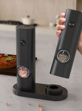 Electric Automatic Mill Pepper And Salt Grinder With LED Lig