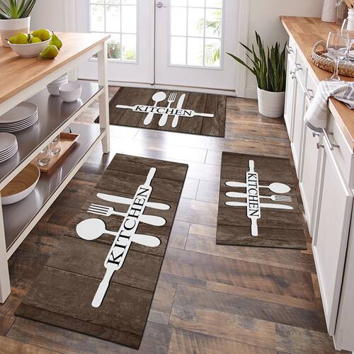 Kitchen Oil-Absorbing and Water-Absorbing Floor Mat, Bedroom
