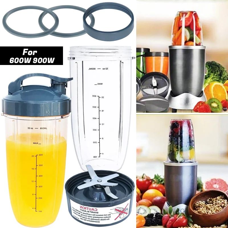 Blender Replacement Parts for Nutribullet 18oz 32oz 24oz Cup