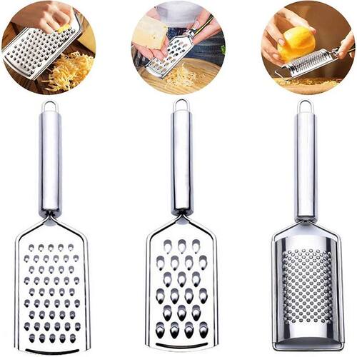 Cheese Grater With Handheld Cheese Shredder Stainless Steel
