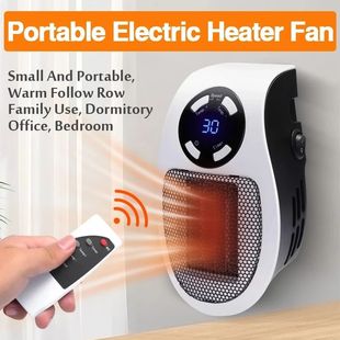 Plug Electric Wall Hom Portable Room Heater