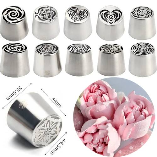 13 Style New Stainless Steel Nozzles Cake Decoration Rose Ca