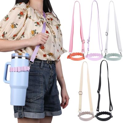 Water Bottle Handle with Shoulder Strap Water Bottle Lanyard