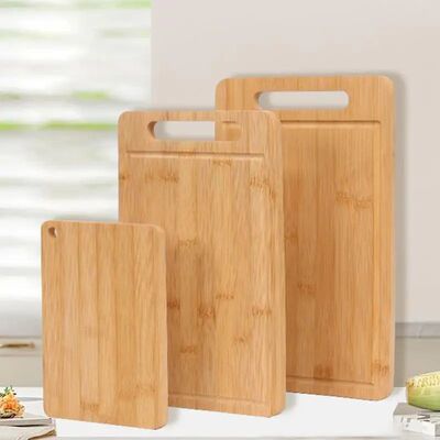 Wooden Chopping Boards Cutting Serving Board Double-sided Av