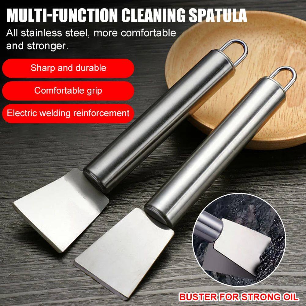 Multifunctional Stainless Steel Kitchen Cleaning Scraper Ice