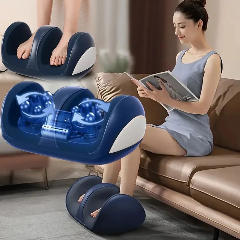 Extra Big Electric Foot Massager Hot Compress Shiatsu Kneadi