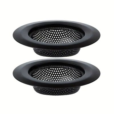 2Pcs Kitchen Sink Filter Stainless Steel Mesh Sink Strainer