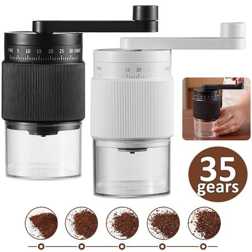 Manual Coffee Grinder External 35-Gears Espresso Bean Coffee