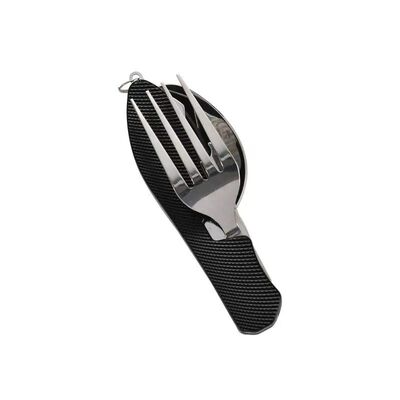 Foldable Camping Utensil Set Multi Functional Knife Fork Spo