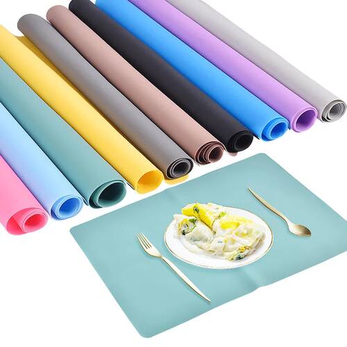 14colors Silicone Pad Waterproof Placemat Table Mat Heat Ins