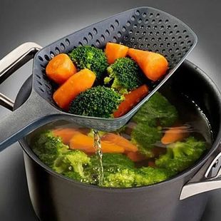 Strainer Spoon Large Funnel Fried Food Strainer Vegetable Fo