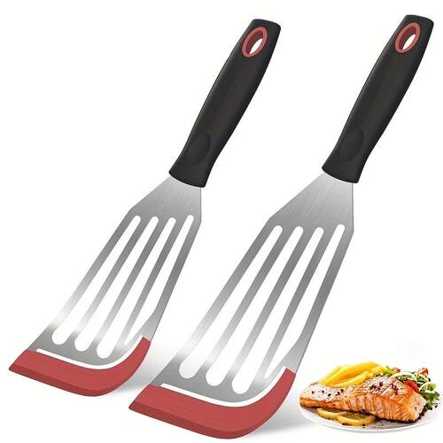 Stainless steel silicone spatula, high temperature resistant