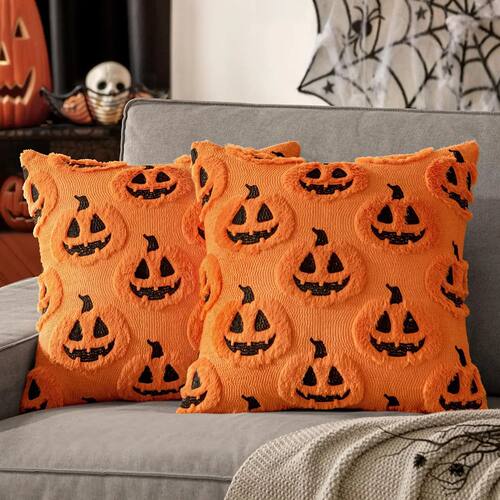 Halloween Pillow Covers,45x45,Decorative Pumpkin Pattern Pil