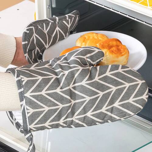 1pc Cooking Baking Gloves Oven Mitts Microwave Oven Gloves H