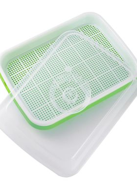 1 Set Sprout Dish Growing Pot Hydroponic Seedling Vegetable