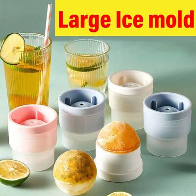 3D Silicone Round Ice Cube DIY Food Grade Whiskey Coffee Sto