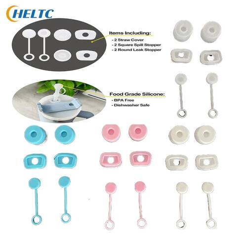 3/6PCS Silicone Spill Proof Stopper Set Of 3/6 Compatible Fo