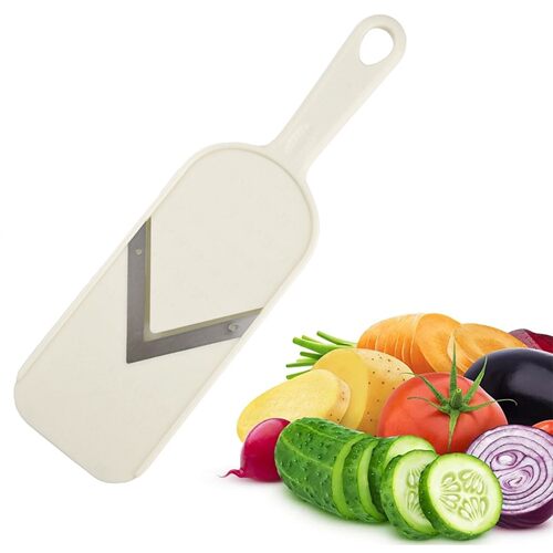 Multi Handheld Mandoline Slicer - Stainless Steel V Blade, w