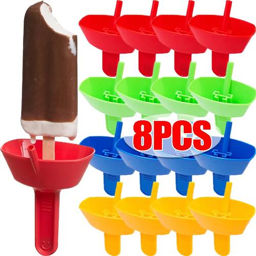 8/1PCS Handheld Drip-proof Popsicle Holder for Kids Anti-flo