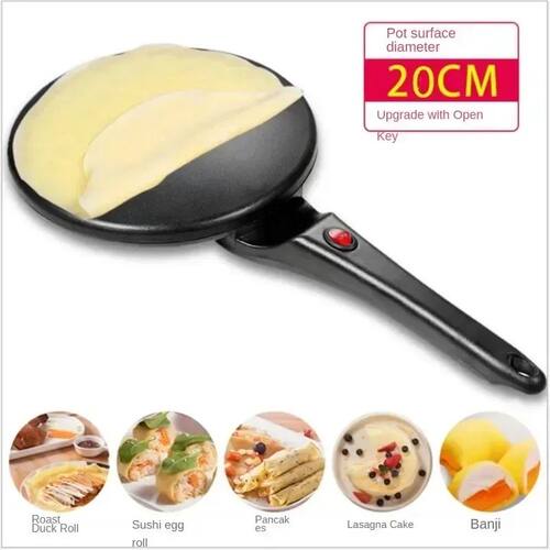 Electric Crepe Maker Cake Maker Machine Breakfast Pizza Bake