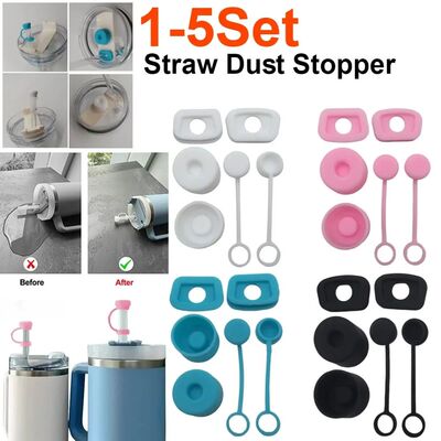 Silicone Spill Proof Stopper Set for Stanley Cup 1.0 2.0 40o