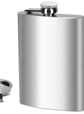 1 4 5 6 7 8 9 10 oz Stainless Steel Hip Flask with Funnel Po