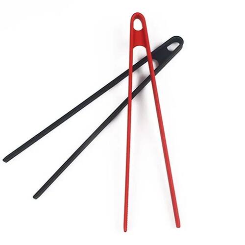 Salad Food Tongs Anti-slip Silicone Kitchen Utensils Barbecu