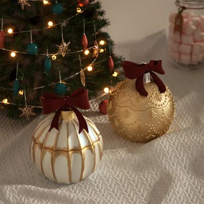 Christmas Twinkle Bauble Candle Jar Silicone Molds for Concr
