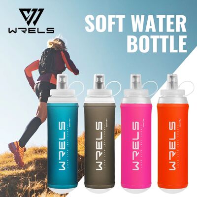 500ML TPU Soft Folding Water Bottles BPA-Free Collapsible Sp