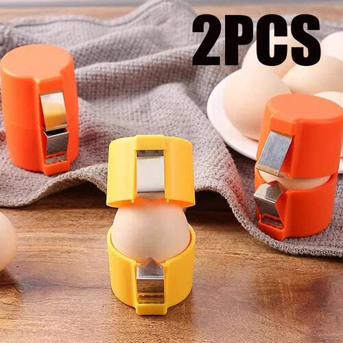 Hot-selling Egg Shell Cutter Eggbeater Raw Egg Separator Han