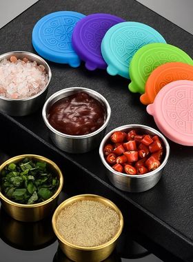 Reusable Condiment Containers Stainless Steel Sauce Cup With