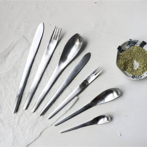 304 Forged Stainless Steel Knife Fork And Spoon Hotel Meal W