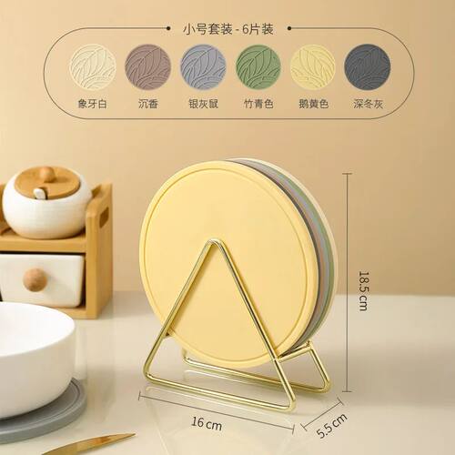 Kitchen Silicone Round Heat Resistant Mat High-Temperature T