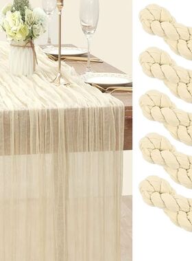 90x300 cm knit cloth table runner Wedding birthday party ban