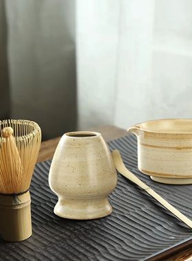 4PCS Matcha Tea Set Safe Bamboo Whisk Teaspoon Tea Sets Indo